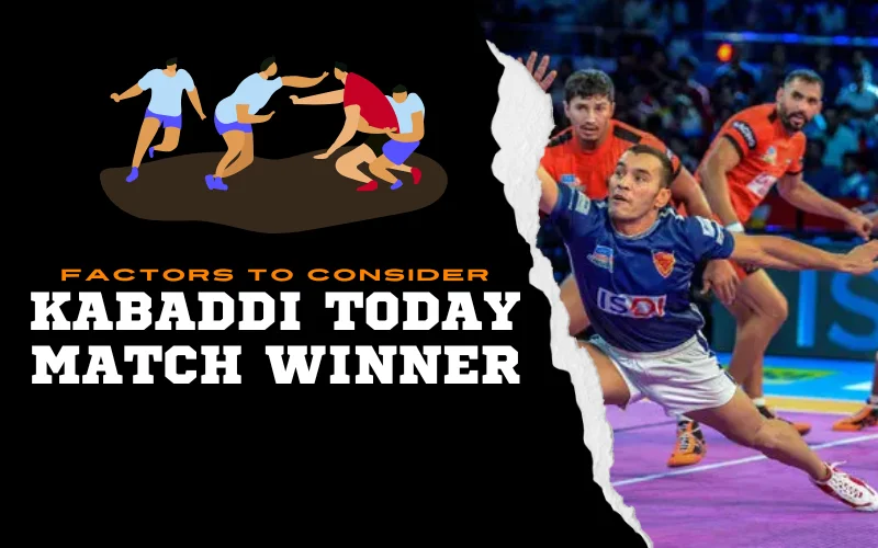 kabaddi today match prediction